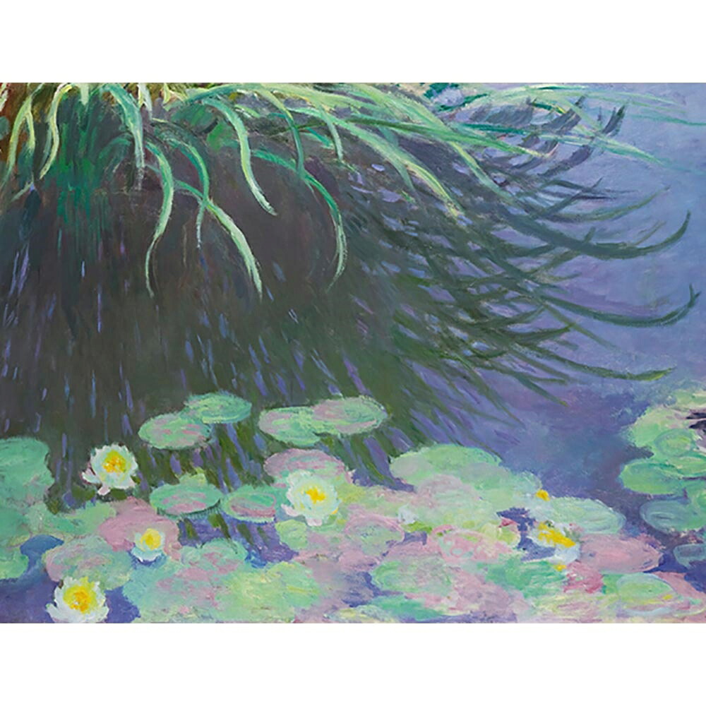 睡蓮と水面に映る草 【15号】 クロード・モネ 【 額縁が選べる 額入り 複製画 絵画 】|マスクのエコワン