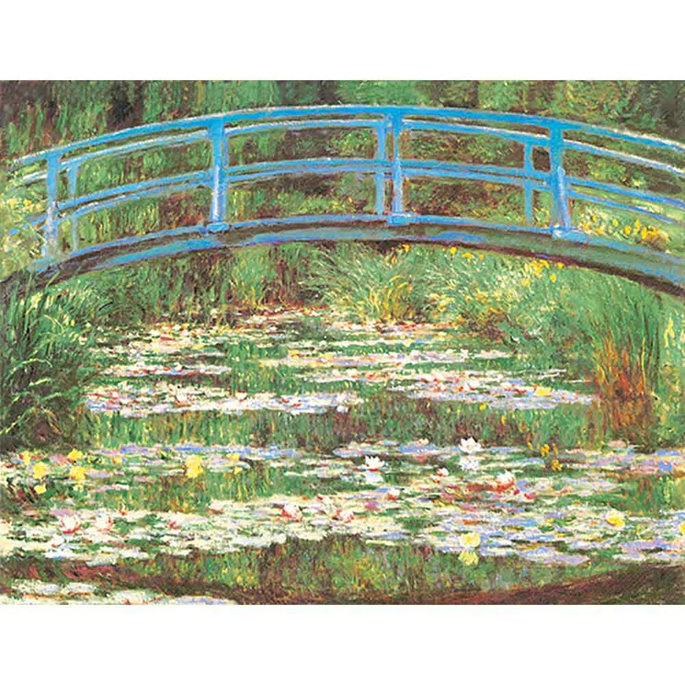 ジヴェルニーの日本風の橋 【15号】 クロード・モネ 【 額縁が選べる 額入り 複製画 絵画 】|マスクのエコワン