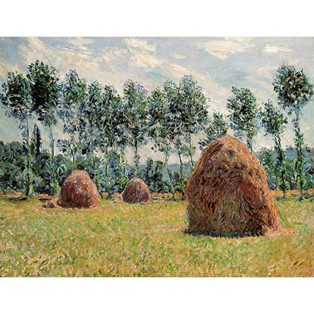 ジヴェルニーの積みわら 【15号】 クロード・モネ 【 額縁が選べる 額入り 複製画 絵画 】|マスクのエコワン