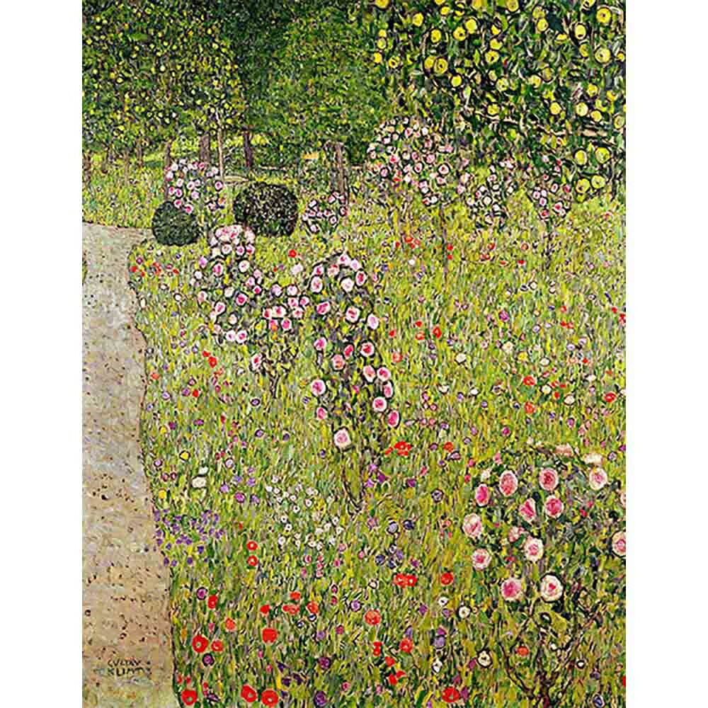 バラのある果樹園 【15号】 グスタフ・クリムト 【 額縁が選べる 額入り 複製画 絵画 】｜マスクのエコワン 42,570円