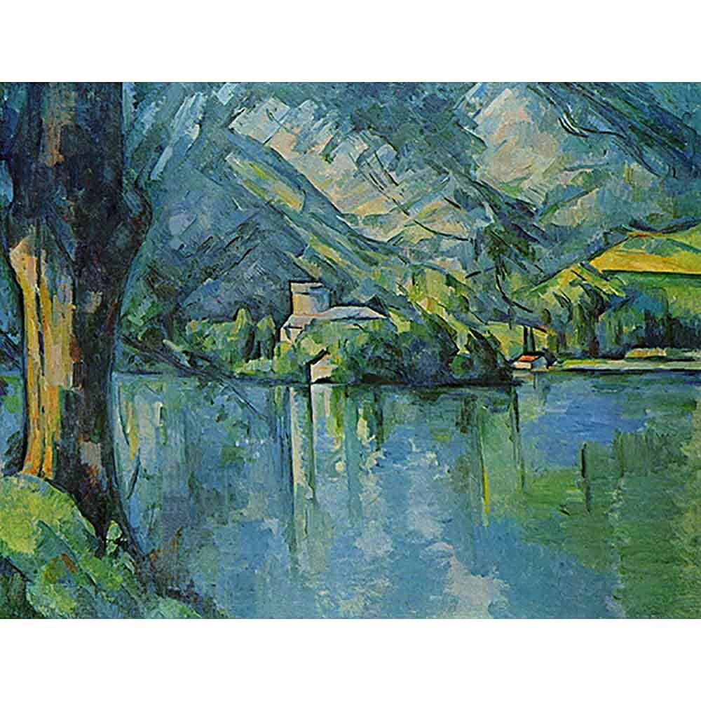 アヌシー湖 【15号】 ポール・セザンヌ 【 額縁が選べる 額入り 複製画 絵画 】｜マスクのエコワン 42,570円