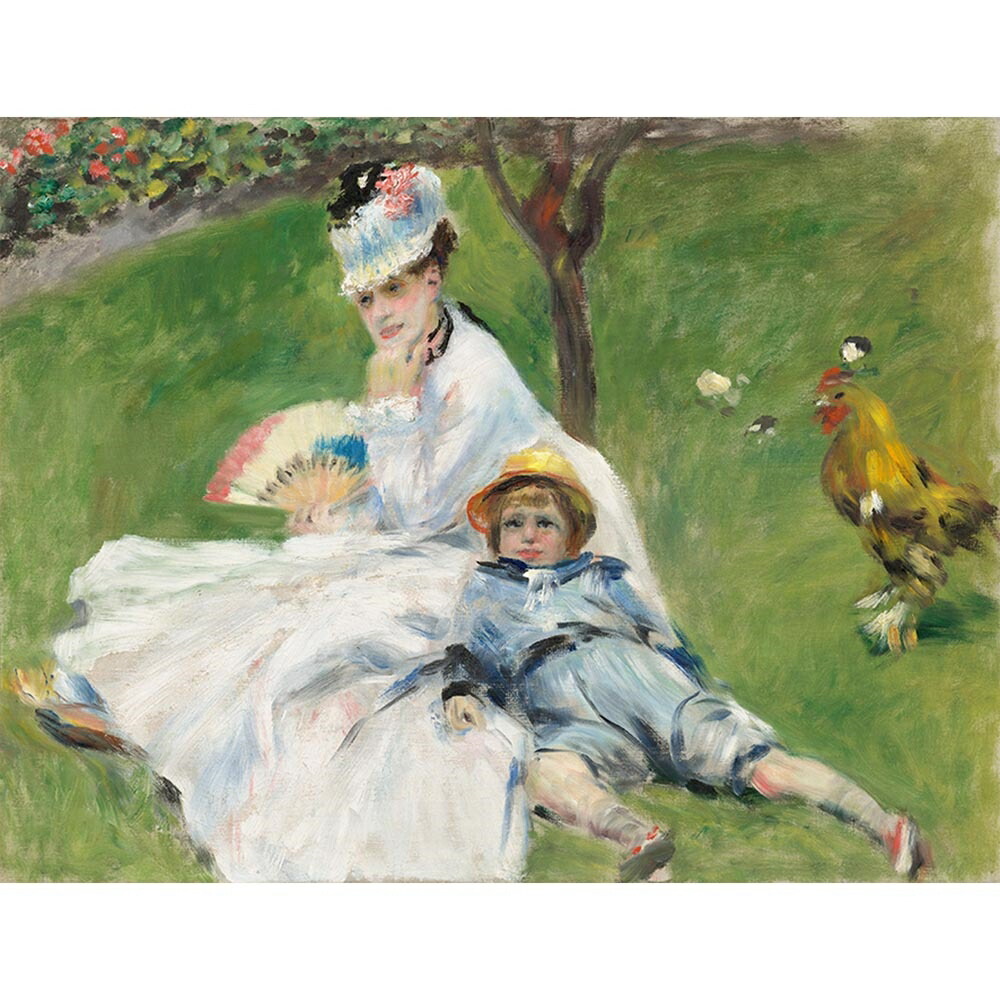 ルノワール アートプリント 海辺にて ルノワールアートプリント海辺にて