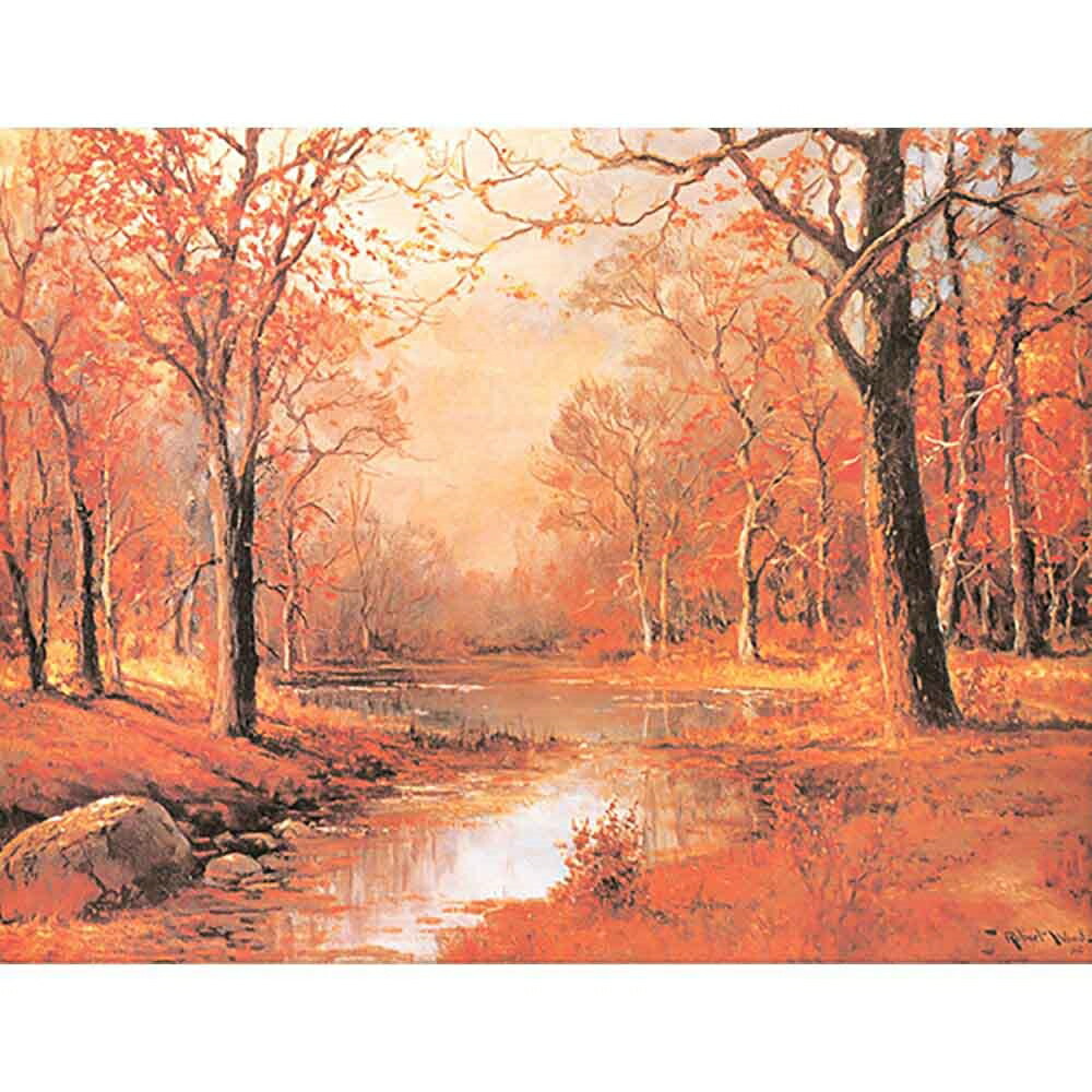 世界の名画　ロバート・ウッド作　山と川の風景 Amazon.co.jp: 山と川の風景 ロバートウッド 立体複製画 : おもちゃ