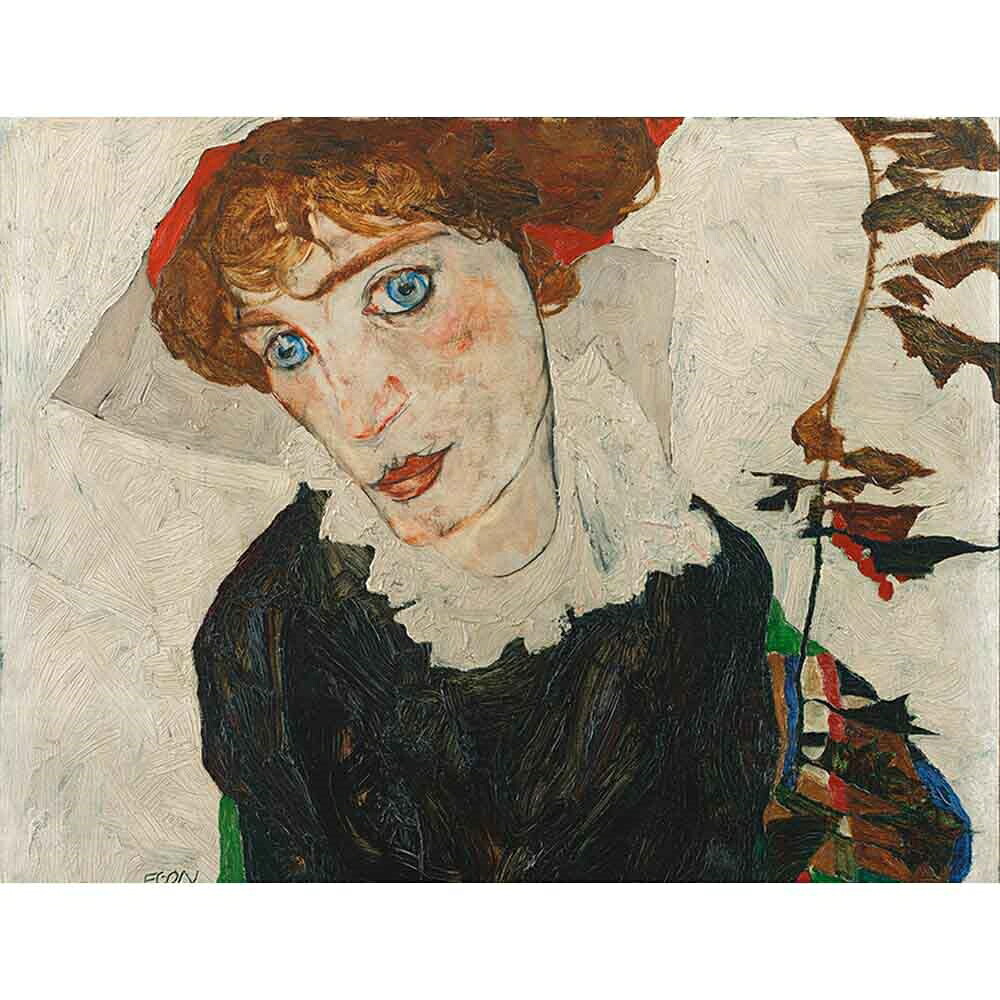 ヴァリの肖像 【15号】 エゴン・シーレ 【 額縁が選べる 額入り 複製画 絵画 】｜マスクのエコワン