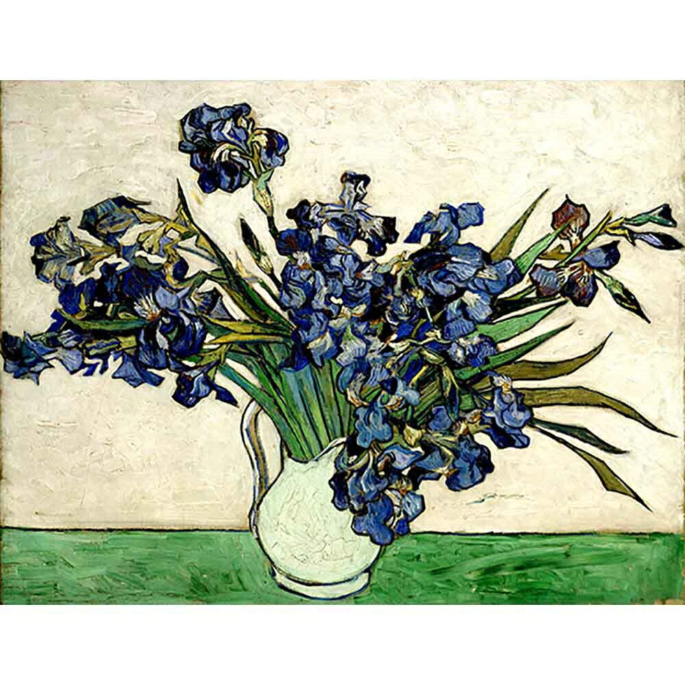 花瓶のアイリス 【15号】 フィンセント・ファン・ゴッホ 【 額縁が選べる 額入り 複製画 絵画 】｜マスクのエコワン
