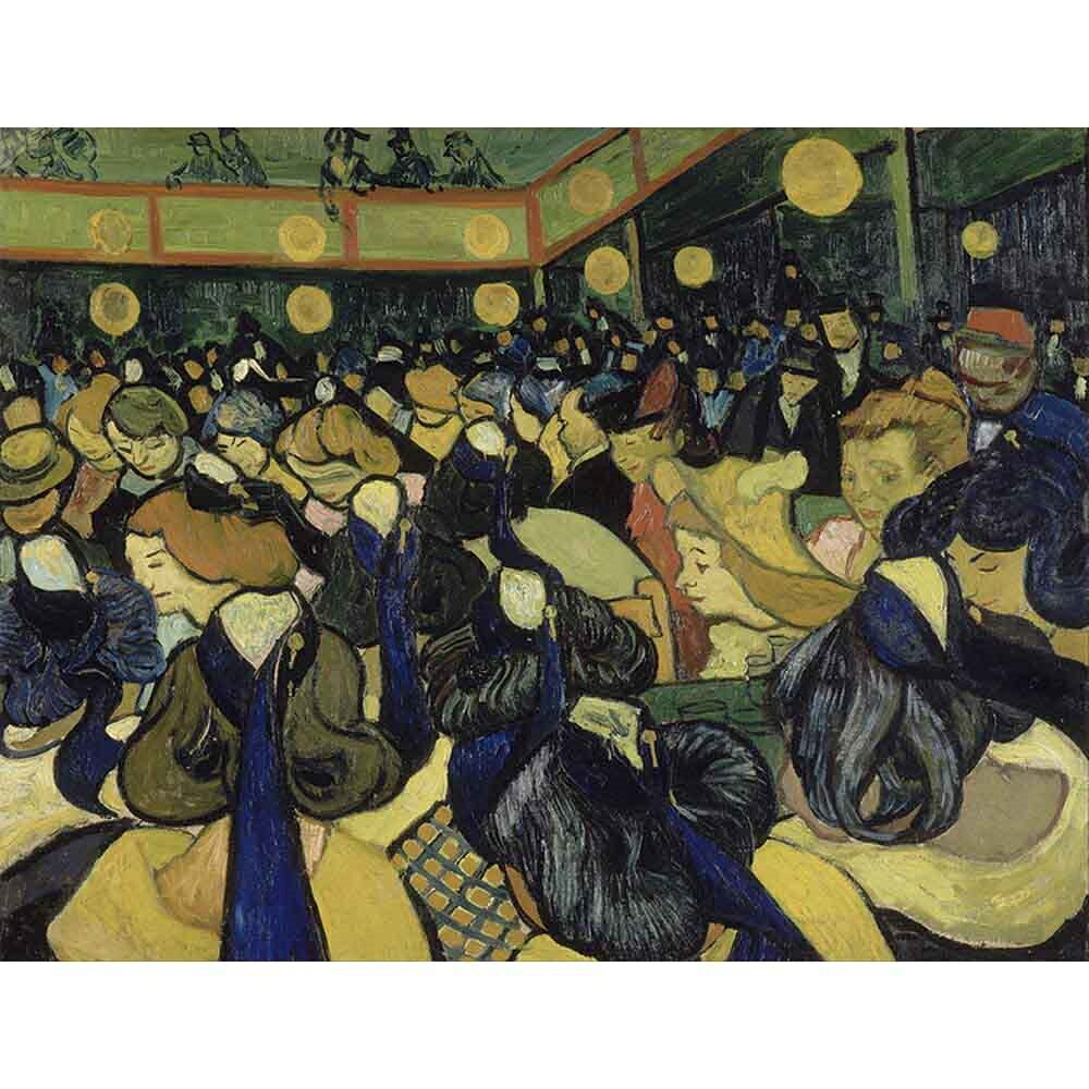 アルルのダンスホール 【15号】 フィンセント・ファン・ゴッホ 【 額縁が選べる 額入り 複製画 絵画 】|マスクのエコワン