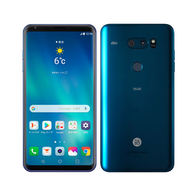 スマートフォン本体 売れ筋ランキングも Lgv35 V30 Isai Simロック解除済 Au Moroccan 中古スマホとタブレット販売のイオシス 中古 当社３ヶ月間保証 Lg電子 Blue