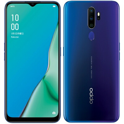 OPPO A5 2020 CPH1943 Blue【国内版 SIM無償性】 OPPO 当社３ヶ月間引き受ける 中古 持ちはこび兄ちゃん