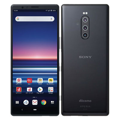 【SIMロック解除済】docomo Xperia1 SO-03L Black SONY 当社３ヶ月間保証 中古 携帯少年｜中古スマホとsimフリーの携帯少年