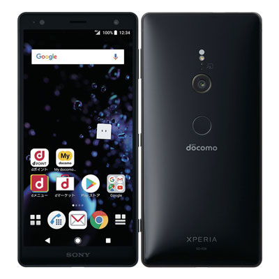 【SIM鍵を掛ける取り消す済】docomo Sony Xperia XZ2 SO-03K Liquid Black SONY 当社３ヶ月間引き受ける 中古 持ちはこぶ兄ちゃん