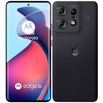 motorola edge 50s pro A402MO 黒いこともの言う花【SoftBank版SIM無償性】 MOTOROLA 当社３ヶ月間引きうける 中古 持ちはこぶ御坊さん