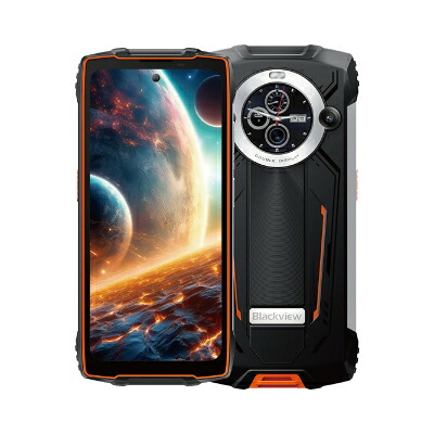 Blackview BV8200 オレンジ色【ランダムアクセス記憶装置12GB/ロム256GB 世界的版SIM無償性】 Blackview 当社３ヶ月間引き請ける 中古 持ちはこび御坊さん