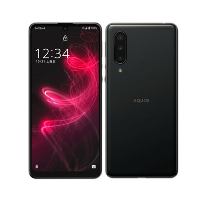 【網状組織当て嵌める制限事項▲】SoftBank AQUOS zero5G basic A002SH 黒いこと SHARP 当社３ヶ月間引き受ける 中古 持ちはこぶ兄ちゃん