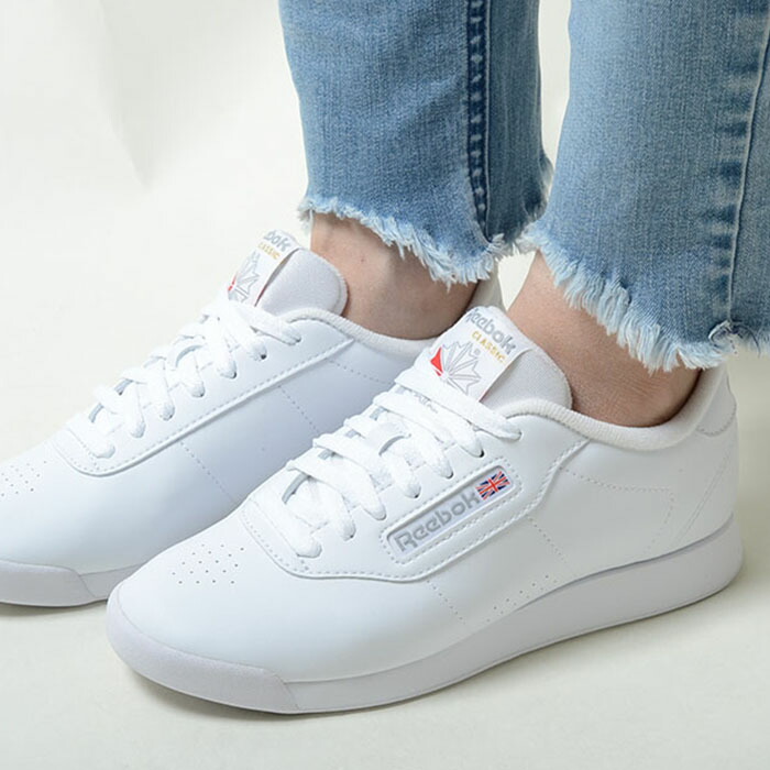Reebok PRINCESS レディース スニーカー 白いこと 100000101