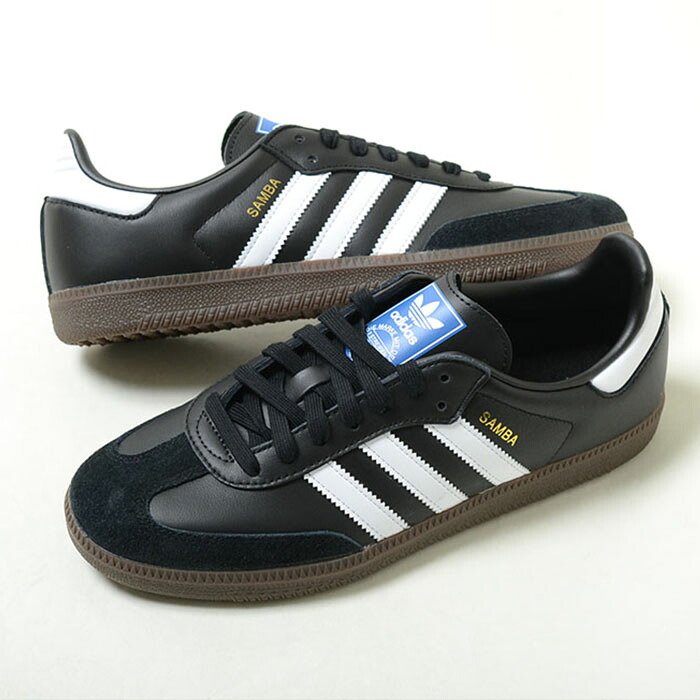 adidas SAMBA OG メンズ スニーカー ブラック ホワイト b75807m 11,088円
