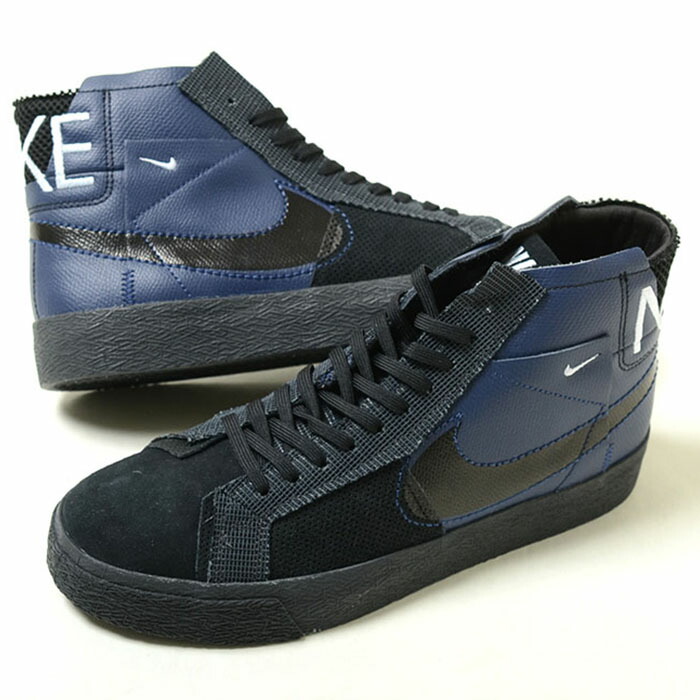 NIKE SB ZOOM BLAZER MID PREMIUM メンズ スニーカー 米国海軍 黒いこと fd5113-400