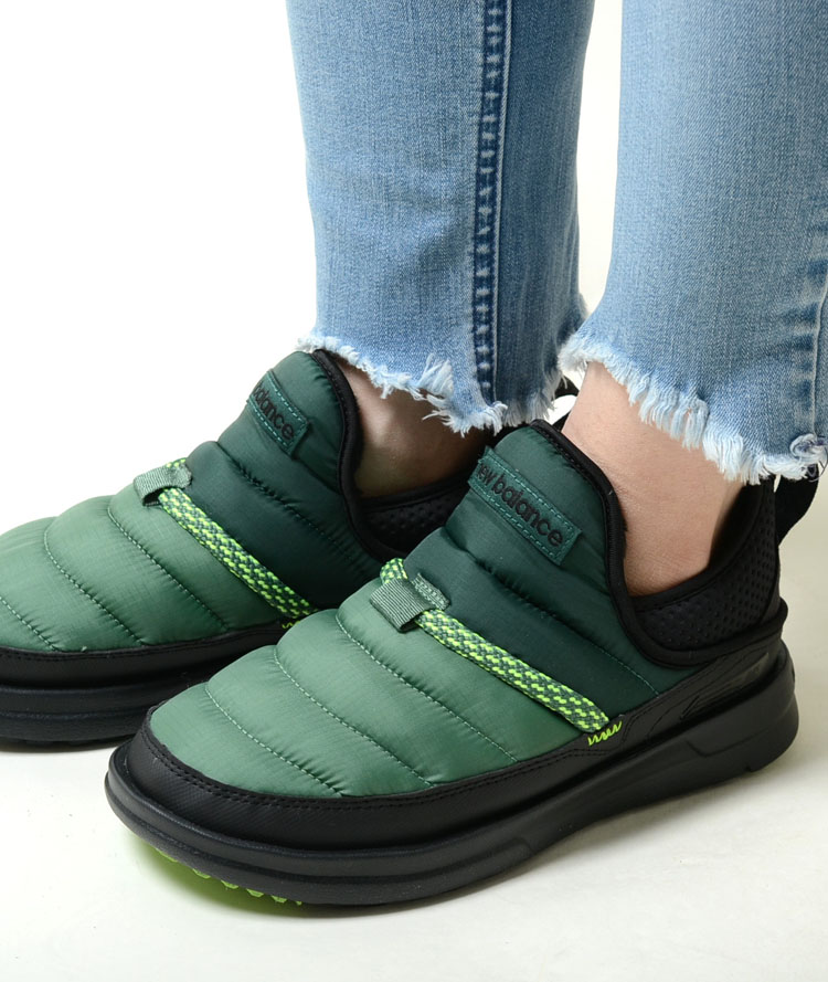 NEW BALANCE SUFMID P2 レディース スニーカー 秋冬 緑であること 黒いこと sufmidp2