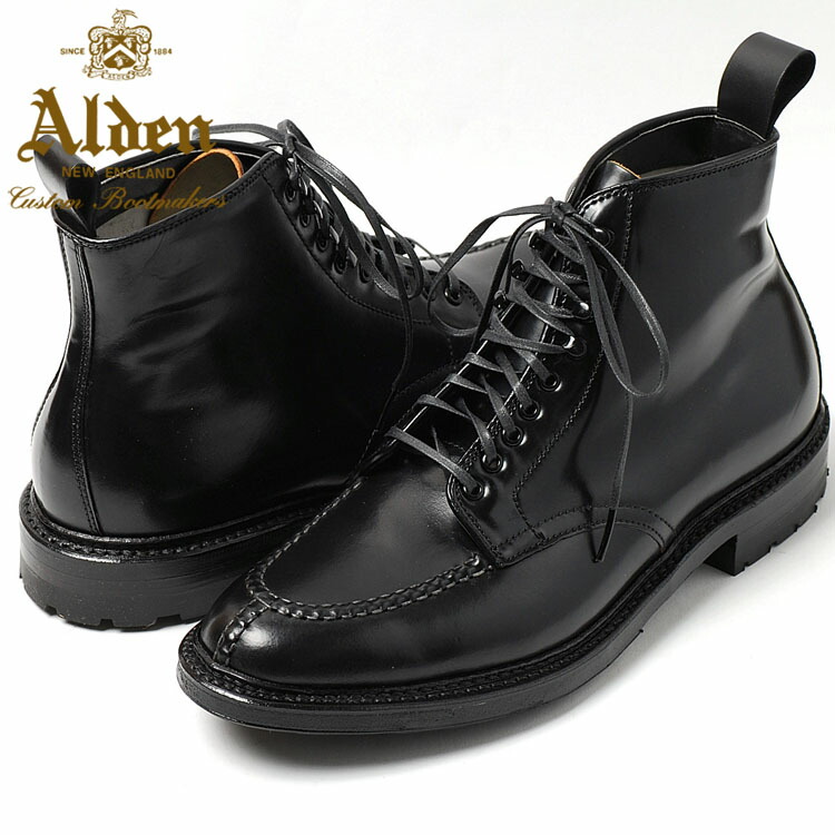 【楽天市場】【送料無料】alden Men's Black Cordovan Nst Boot Cmdo Loop Barrie D 