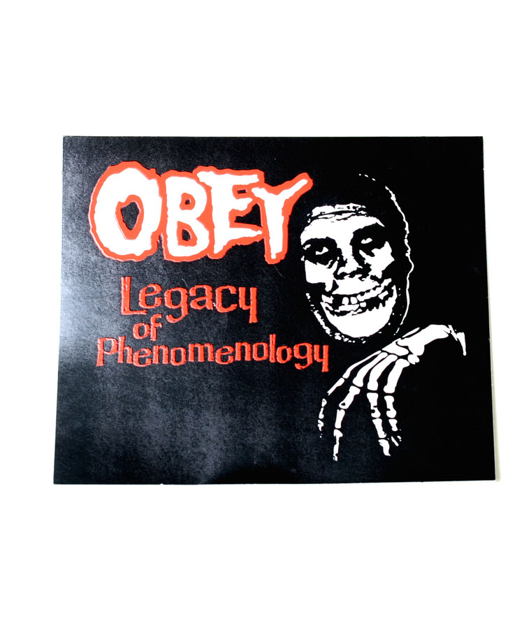 OBEY×MISFITS オベイ×ミスフィッツ ステッカー Legacy of Phenomenology画像