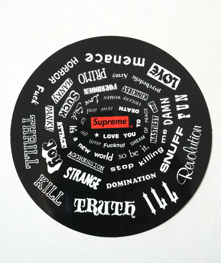 楽天市場】Supreme Burberry Box Logo Sticker シュプリーム