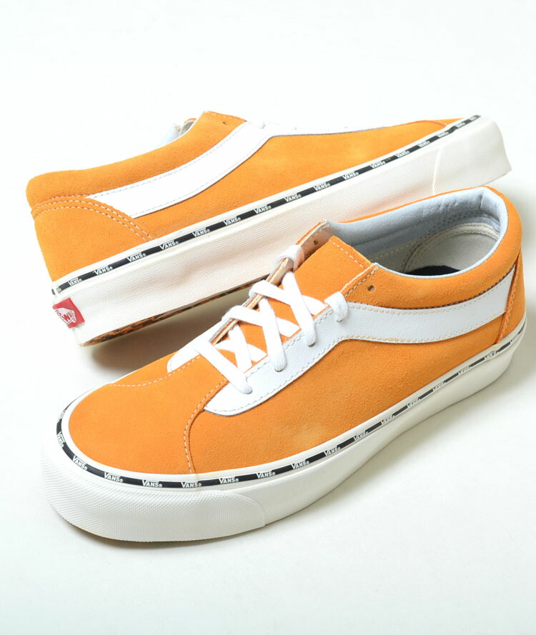 VANS BOLD NI バンズ ヴァンズ 黒板 NI 黄色 オレンジ色 白いこと メンズ スニーカー vn0aemvkj