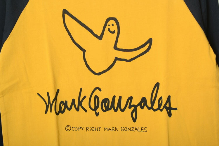 楽天市場 1 150サイズ Mark Gonzales マーク ゴンザレス ラグランワイド ロングスリーブ ｔシャツ 長袖 ベビー Baby キッズ Kids 子供服 誕生日 プレゼント Mg19a03 Honey ハニー