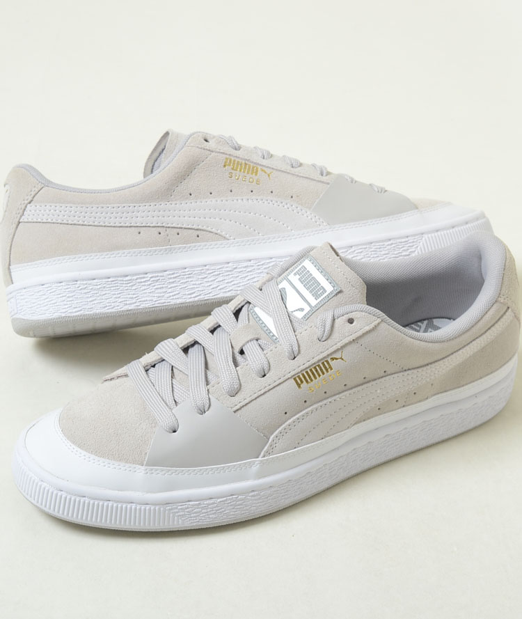 PUMA SUEDE SKATE ピューマ スエードクロス 滑る 薄墨色 ベージュ メンズ スニーカー 369241-04