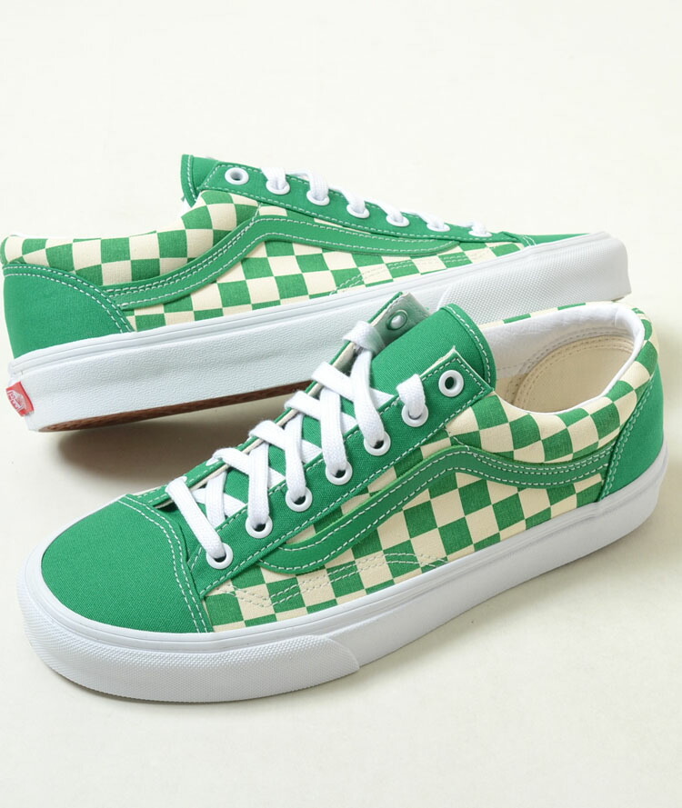 VANS STYLE 36 バンズ ヴァンズ 表現スタイル 36 緑であること×皮膚軟化剤 緑 立ちはだかる照合のしるし メンズ スニーカー vn0a54f65w5