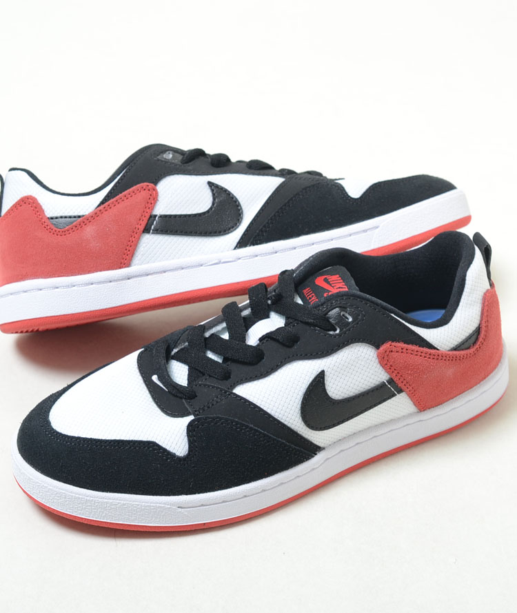 NIKE SB ALLEYOOP ナイキ エスビー アリウープ スケートボーディング 白いこと×黒いこと 白 黒 メンズ スニーカー cj0882-102