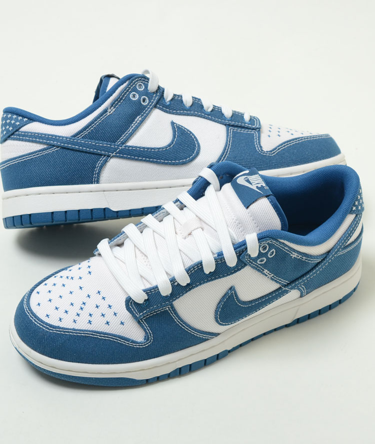 NIKE DUNK LOW RETRO SE ナイキ ダンク ロー レトロ SE サミットホワイト インダストリアルブルー 白 青 メンズ スニーカー  dv0834-101 | honey（ハニー）