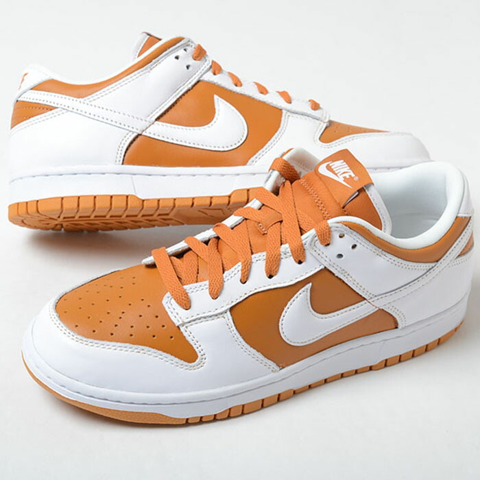 NIKE DUNK LOW QS ナイキ ダンク 置き目 メンズ スニーカー 赤銅色白いこと fq6965-700