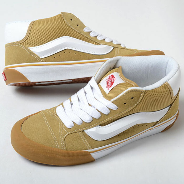 VANS KNU MID ヴァンズ ニュー ミッド メンズ スニーカー カーキ vn000cq95sm