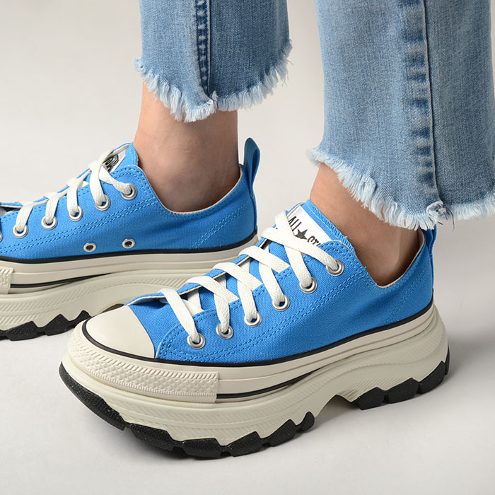 CONVERSE ALL STAR TREKWAVE OX コンバース オールスター トレックウェーブ レディース スニーカー ブルー 1sd681