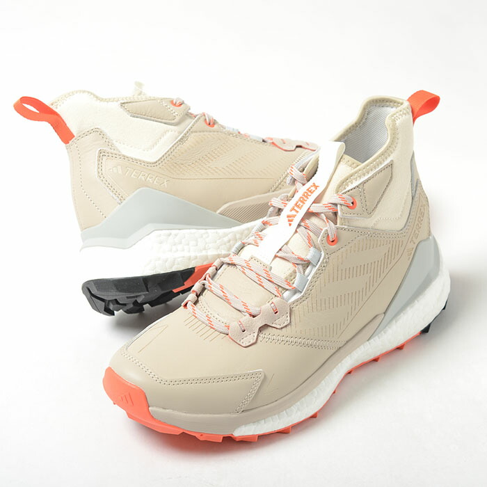 adidas TERREX FREE HIKER 2 LEATHE アディダス テレックス フリー ハイカー メンズ スニーカー ライトブラウン hq8914画像