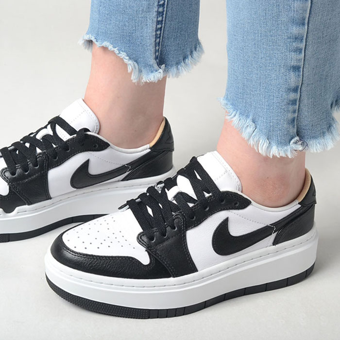 NIKE WMNS AIR JORDAN 1 ELEVAE LOW ナイキ ウィメンズ エアジョーダン エレベート ロー レディース スニーカー ホワイトブラック dh7004-109｜honey（ハニー）