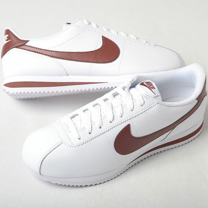NIKE CORTEZ ナイキ コルテッツ メンズ スニーカー オールシーズン ホワイトブラウン dm4044-107