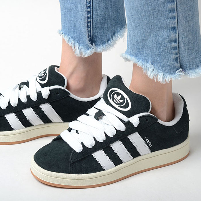 adidas CAMPUS 00s アディダス キャンパス レディース スニーカー 秋冬 ブラック hq8708画像
