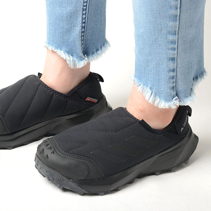 adidas TERREX WINTER SLIPON CRDY アディダス テレタイプ 三冬 スリッポン レディース スニーカー 黒いこと id2890 スニーカー-靴-レディース靴