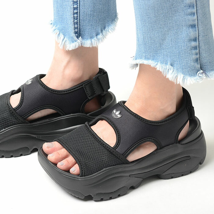 【新品】adidas オズガイア厚底サンダル ブラック23.5cm アディダス オリジナルス adidas Originals オズガイア サンダル