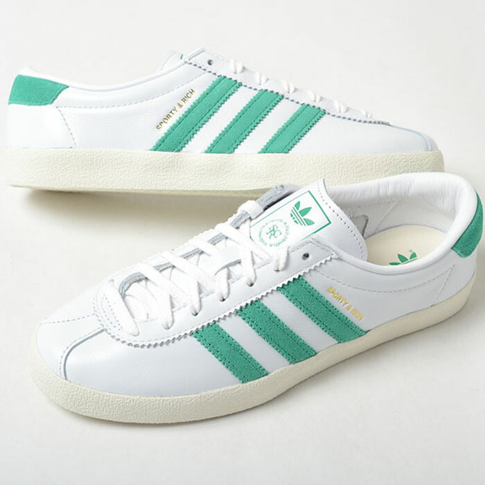 adidas BLANC SPORTY＆RICH アディダス ブラン スポーティアンドリッチ メンズ スニーカー 白いこと緑であること jp7552m
