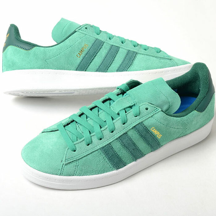adidas CAMPUS ADV アディダス 校庭 スケートボーディング メンズ スニーカー 緑であること jq2659