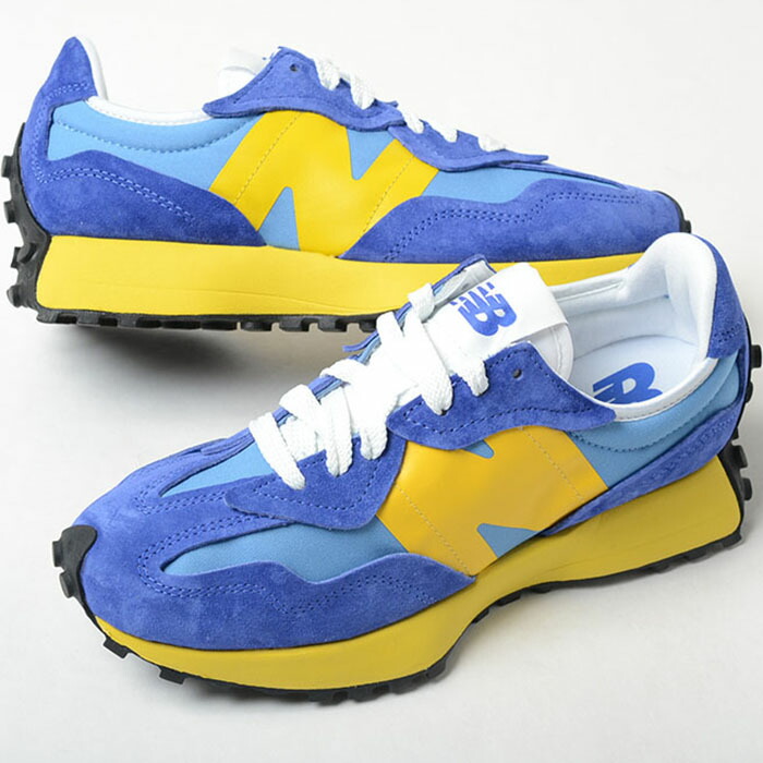 NEW BALANCE U327WEH ニュー平衡にする メンズ スニーカー 青碧黄色 u327weh
