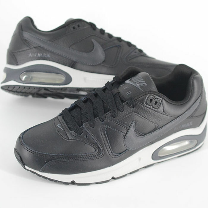 NIKE AIR MAX COMMAND LEATHER ナイキ エア湖マックス 命令すること なめし革 メンズ スニーカー 黒いこと 749760-001