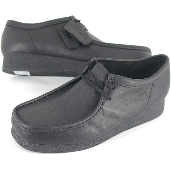 CLARKS WALLABEE EVO クラークス ワラビー エヴォ メンズ シューズ 黒いこと 84727