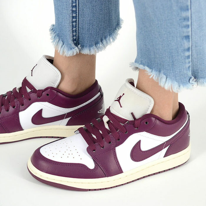 WMNS NIKE AIR JORDAN 1 LOW ウィメンズ ナイキ エア ジョーダン ロー レディース スニーカー ホワイトパープル dc0774-161l 10,147円