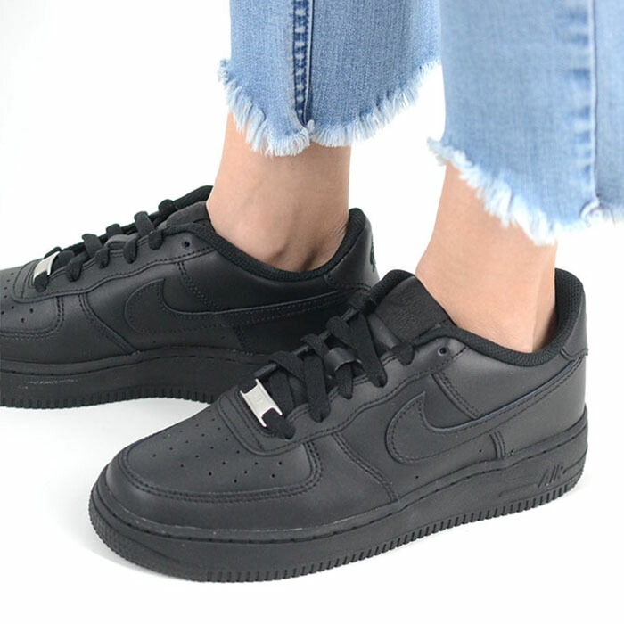 NIKE AIR FORCE 1 (GS) ナイキ エア フォース ジュニア スニーカー ブラック dh2920-001