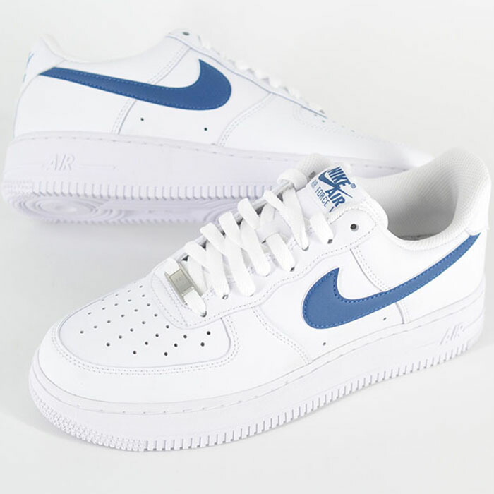 NIKE AIR FORCE 1 ‘07 ナイキ エア湖 フォース メンズ スニーカー ホワイトネイビー fj4146-123