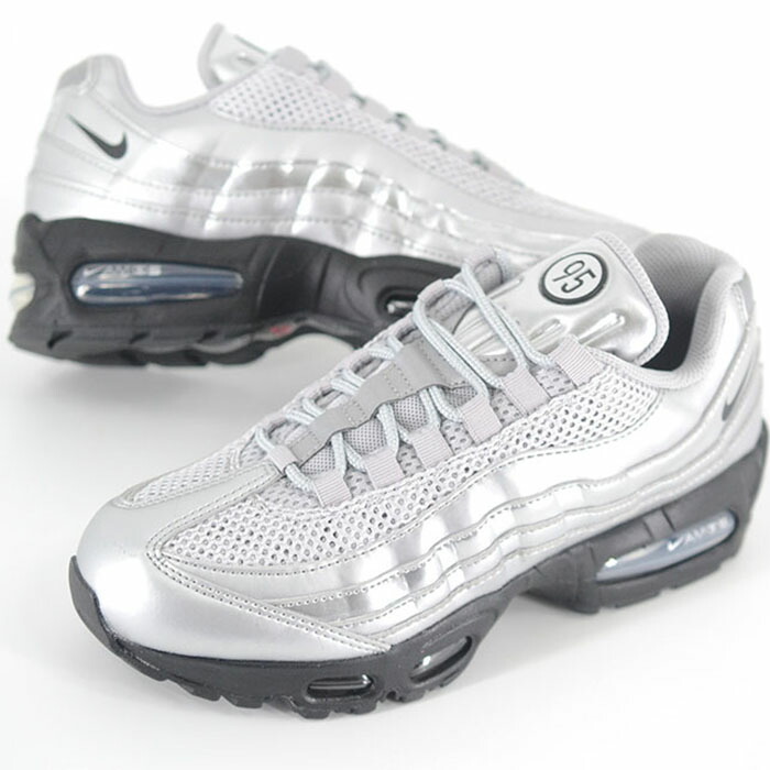 NIKE AIR MAX 95 BIG BUBBLE SE ナイキ 大気圏マックス ビッグ 砂上の楼閣 メンズ スニーカー メタリックシルバー ib6830-002m