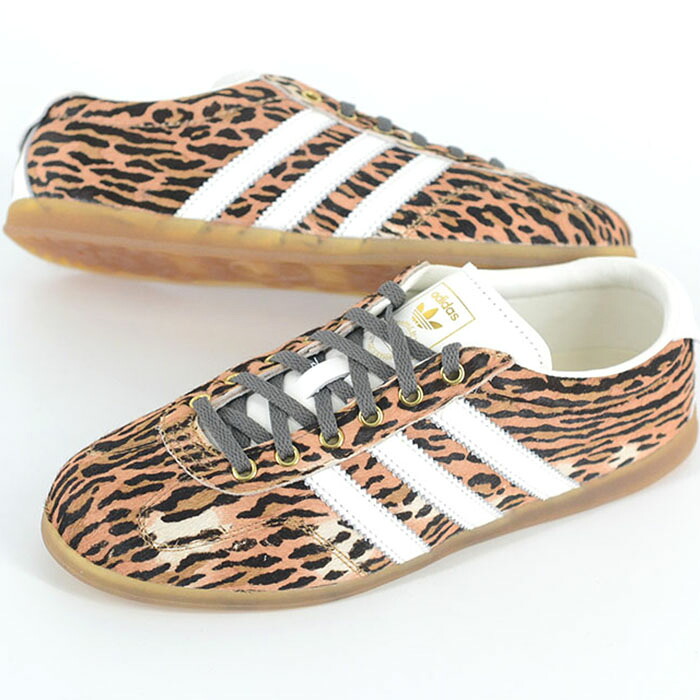 adidas GAZELLE LO PRO W アディダス ガゼル 置き目 労働者階級 レディース スニーカー 赤銅色ヒョウ柄 kj6574