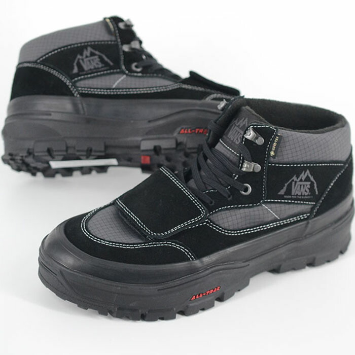 VANS Mte Mountain Mid Gore-Tex ヴァンズ マウンテン ミッド ゴアテックス メンズ スニーカー ブラック vn000daybka